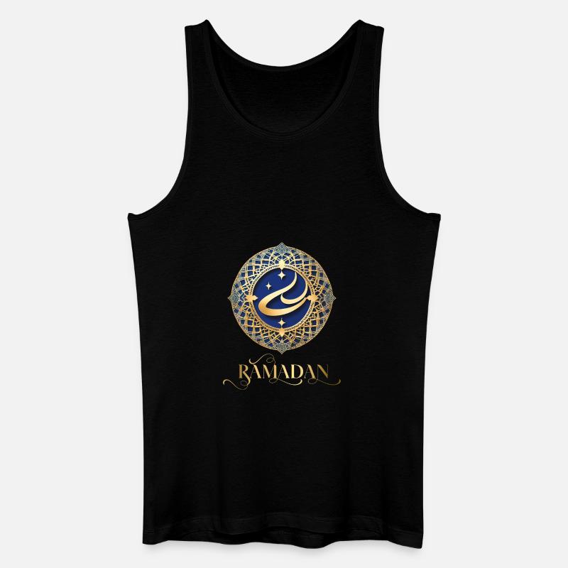Ramadan Geschenkidee Eid Mubarak Islam - Männer Bio Tank Top - Schwarz