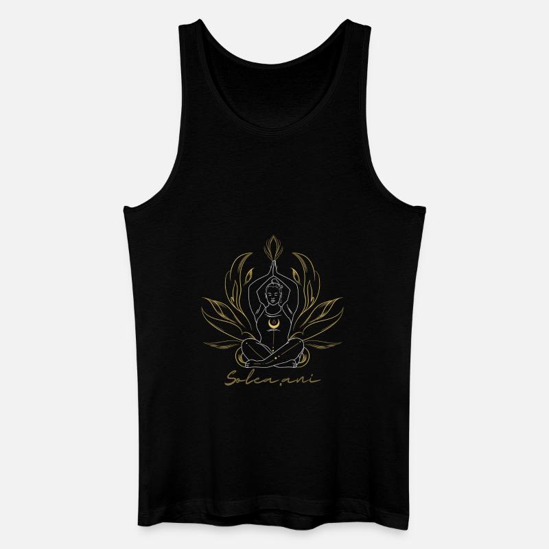 Solea ani - Männer Bio Tank Top - Schwarz