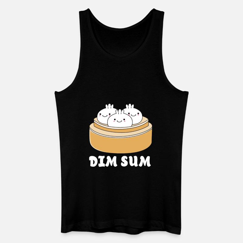 Dim Sum - Männer Bio Tank Top - Schwarz