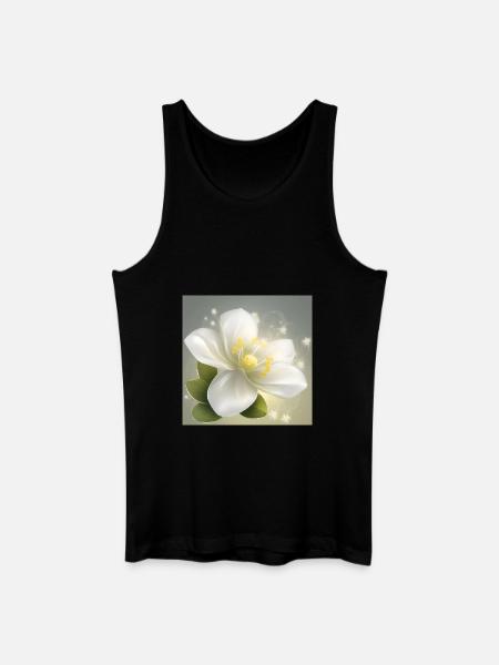 Delicate Flower - Men’s Organic Tank Top - black