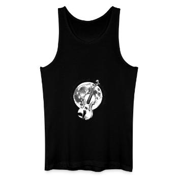 Geige - Männer Bio Tank Top - Schwarz - Vorne