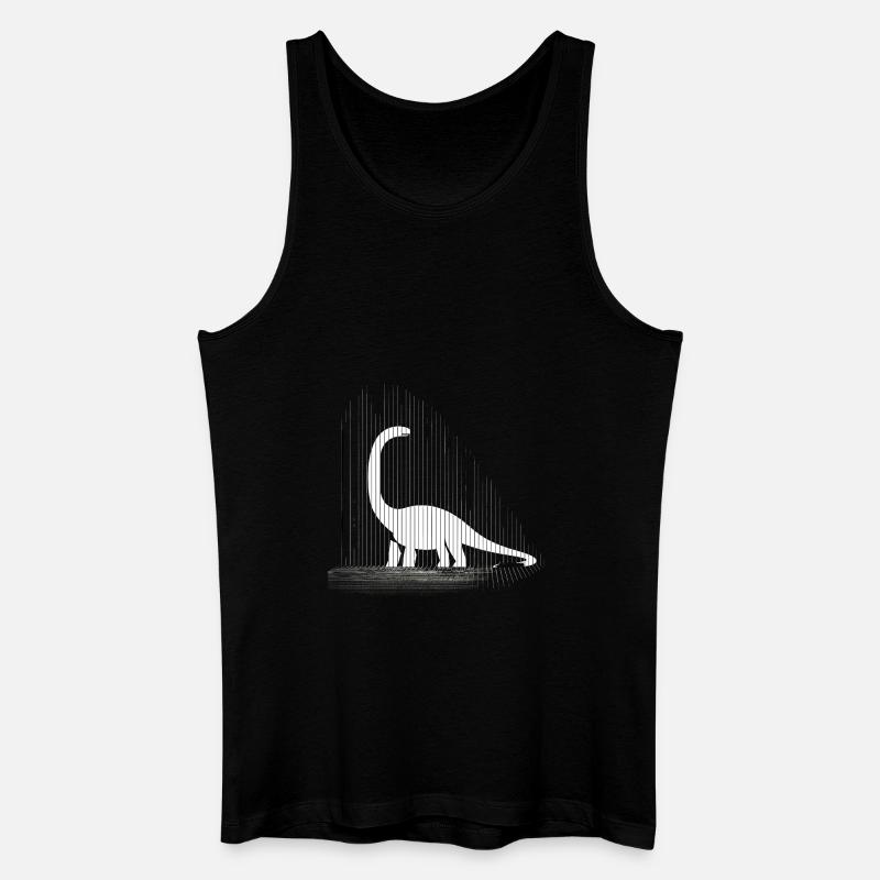 Dinosaurier Dinosaurier Dinosaurier Brachiosaurier - Männer Bio Tank Top - Schwarz