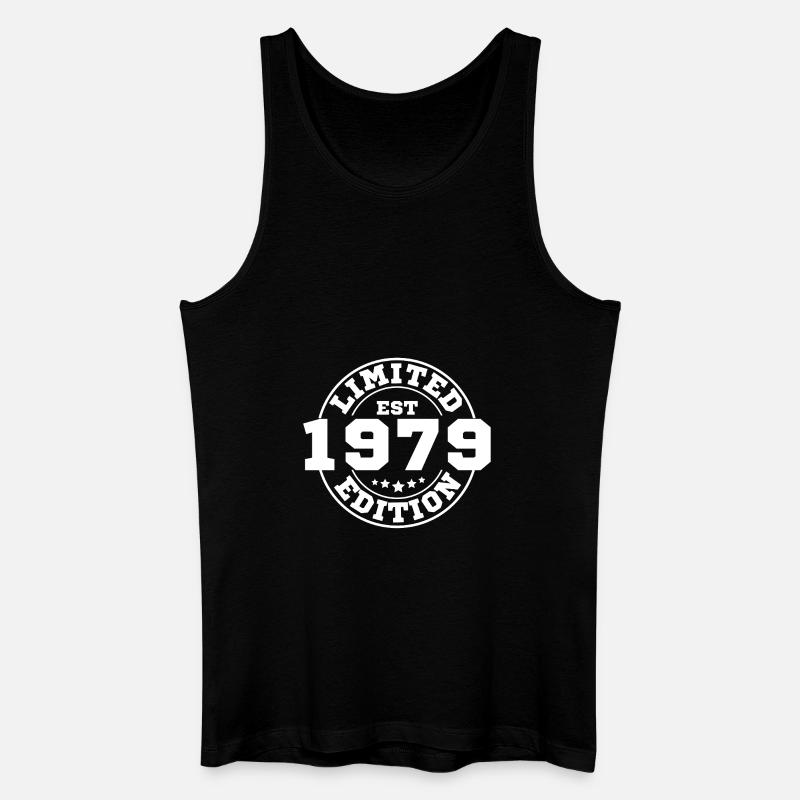 1979 Limitierte Auflage - Männer Bio Tank Top - Schwarz