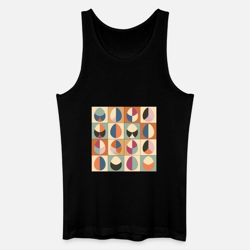 Easter Eggs Design No.01 - Men’s Organic Tank Top - black