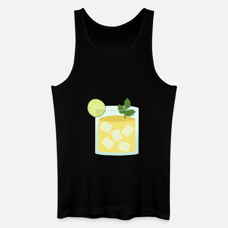 Moskauer Maultier-Cocktail - Männer Bio Tank Top - Schwarz