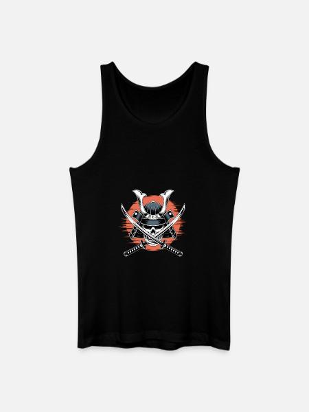 Japanese Samurai Warrior - Men’s Organic Tank Top - black