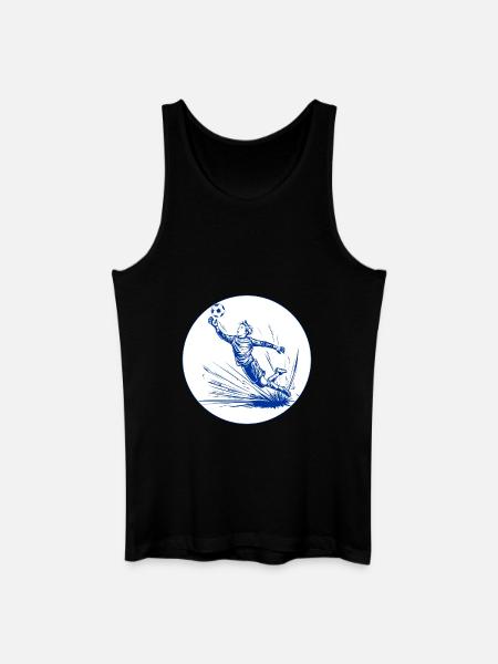 Goalkeeper (blue and white) - Men’s Organic Tank Top - black