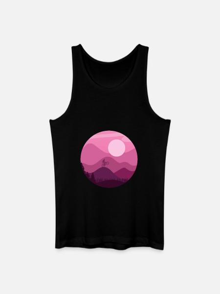 Mountain Biker - Men’s Organic Tank Top - black