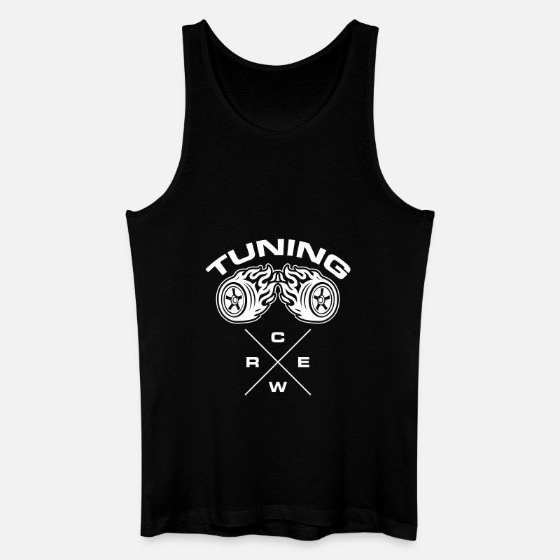 Tuning Crew - Männer Bio Tank Top - Schwarz
