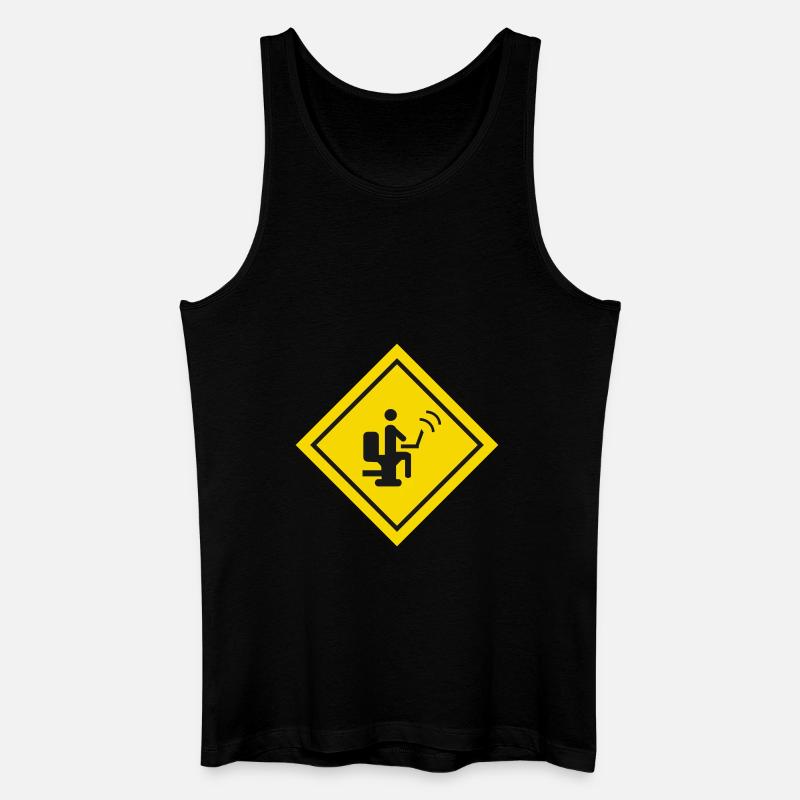 GEEK - Männer Bio Tank Top - Schwarz