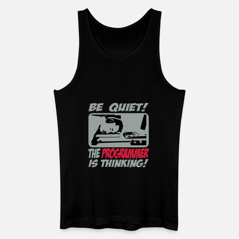 theprogrammer_3c - Männer Bio Tank Top - Schwarz