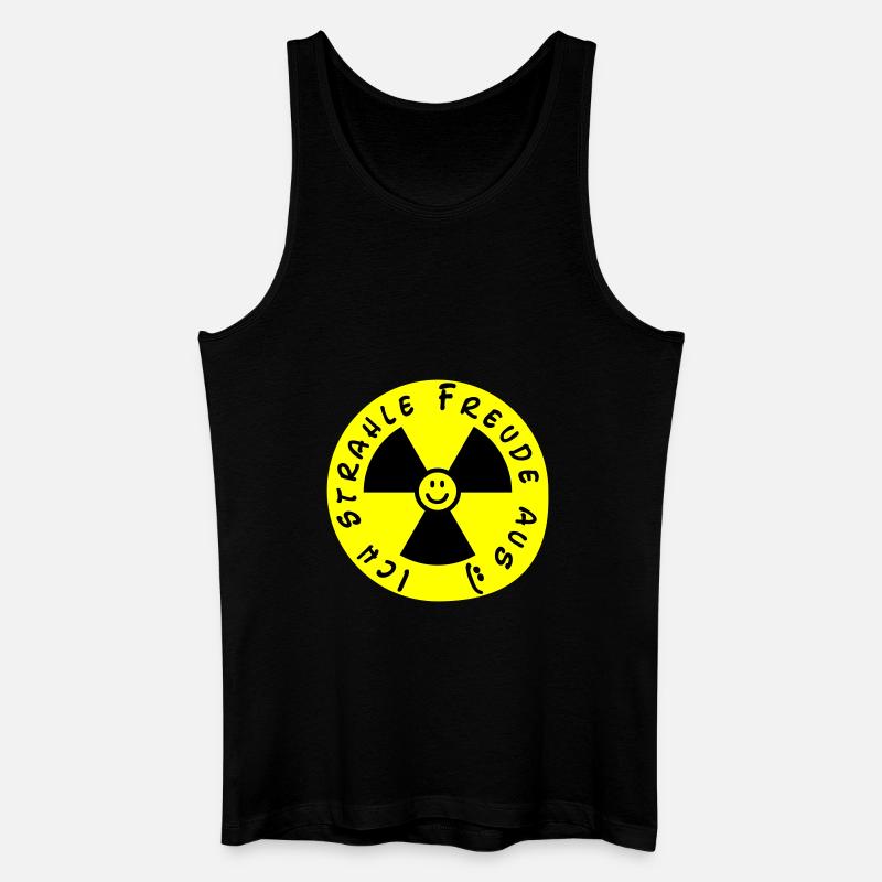 03_ausstrahlung - Männer Bio Tank Top - Schwarz