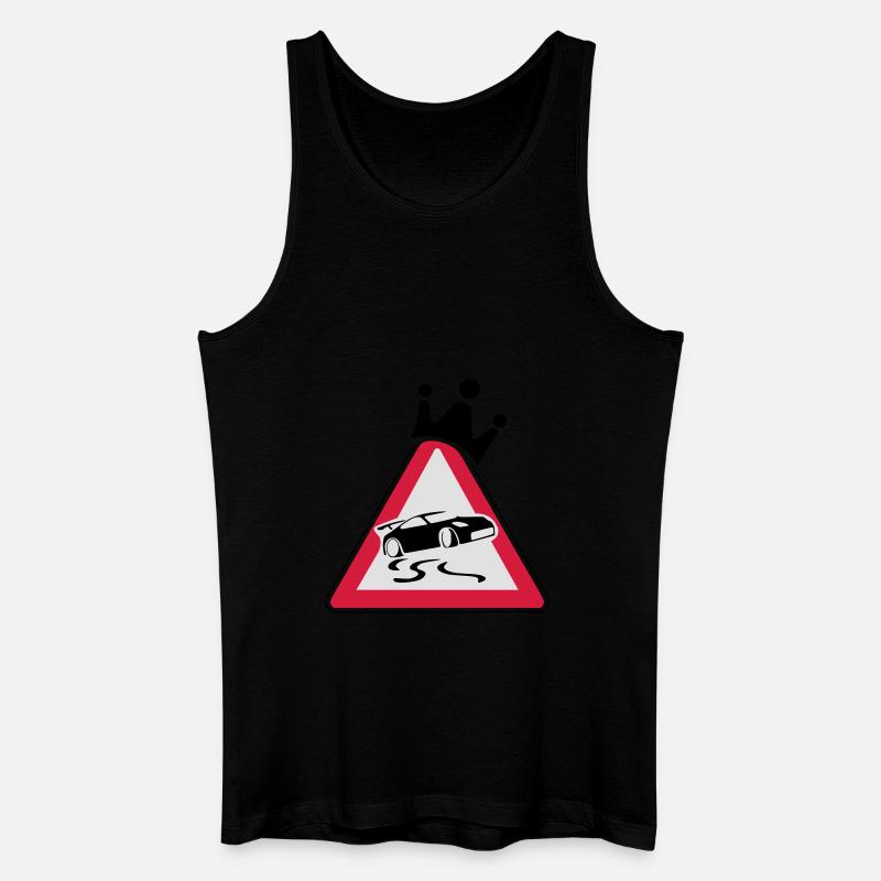 DriftKing - Männer Bio Tank Top - Schwarz
