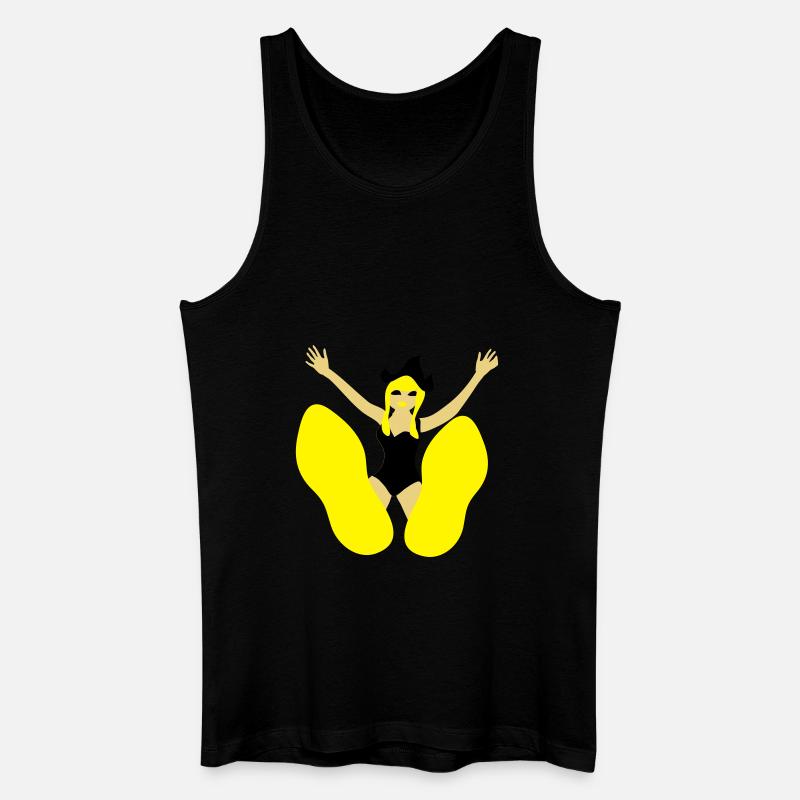 Pin Up Holland Clogs - Männer Bio Tank Top - Schwarz
