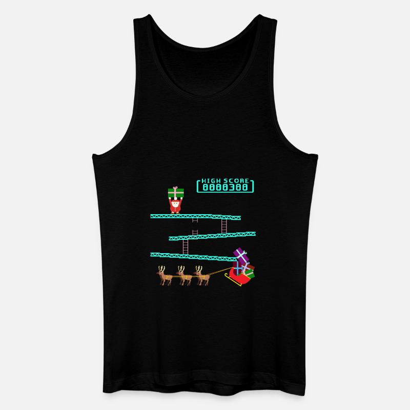 Santa Kong - Ekologisk tanktopp herr - svart