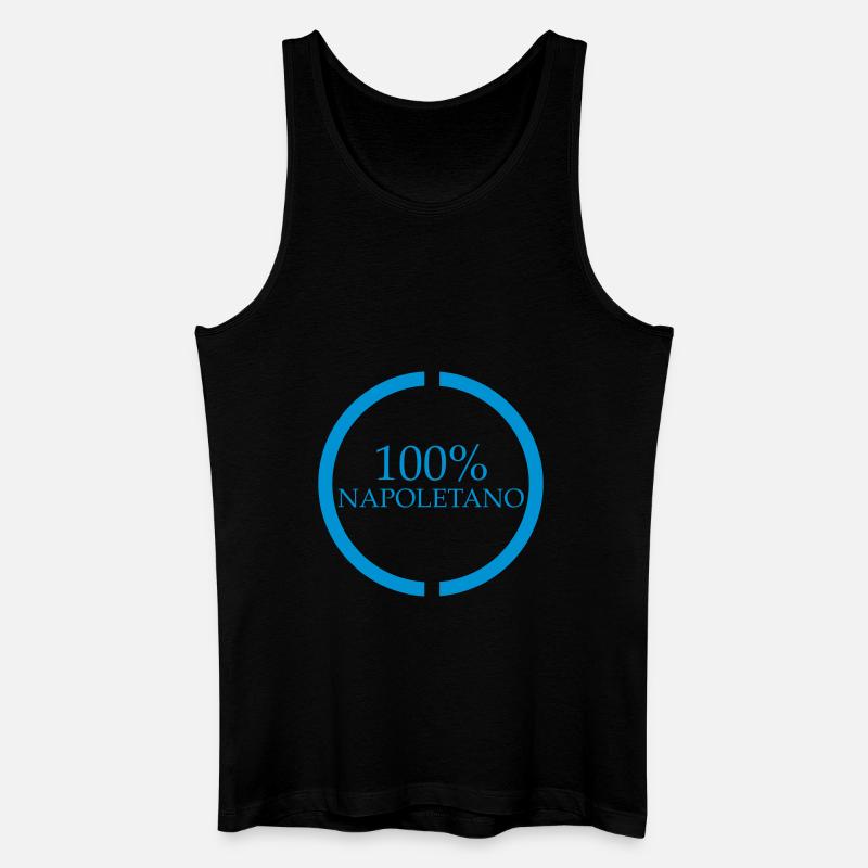 napoli - Männer Bio Tank Top - Schwarz