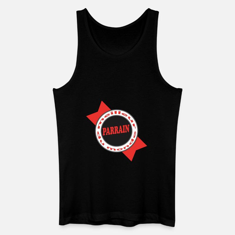 Bester GODFATHER - Männer Bio Tank Top - Schwarz