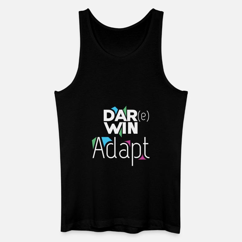 darwin adapt - Débardeur bio Homme - noir
