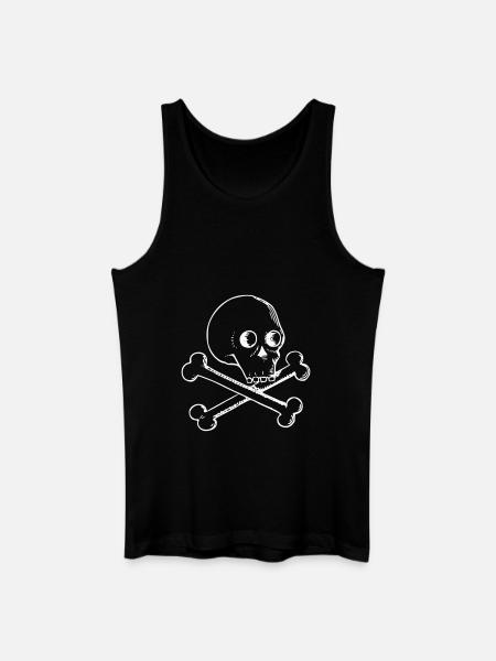 Skull and bones - Men’s Organic Tank Top - black