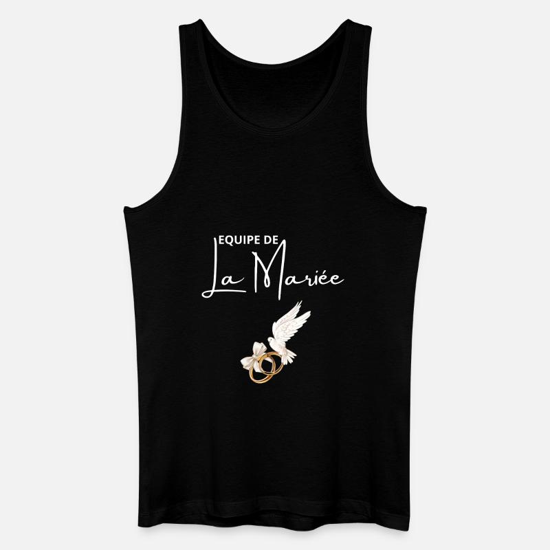 Das Brautteam - Männer Bio Tank Top - Schwarz