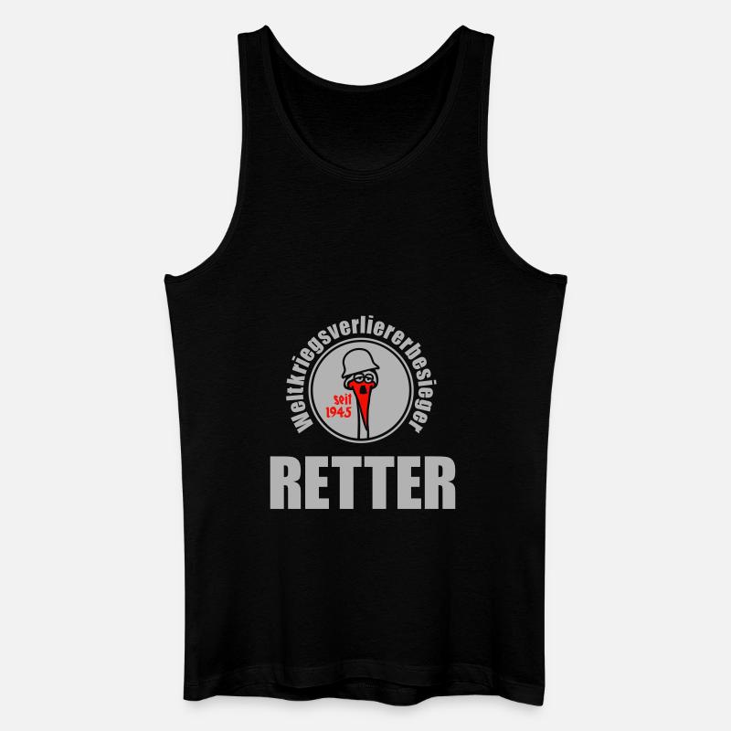 variante 2 - Männer Bio Tank Top - Schwarz