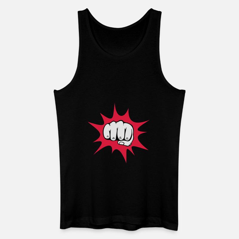 Faust - Männer Bio Tank Top - Schwarz