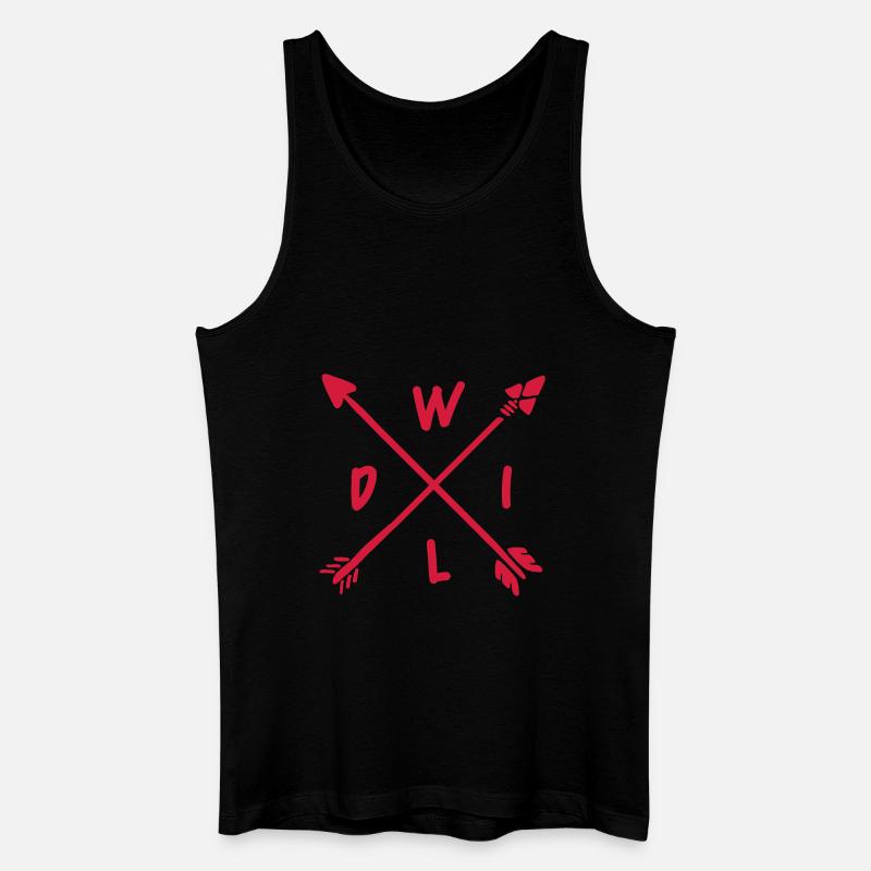 Wild - Männer Bio Tank Top - Schwarz