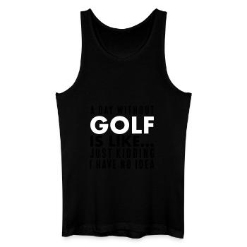 Golf - Débardeur bio Homme - noir - Devant