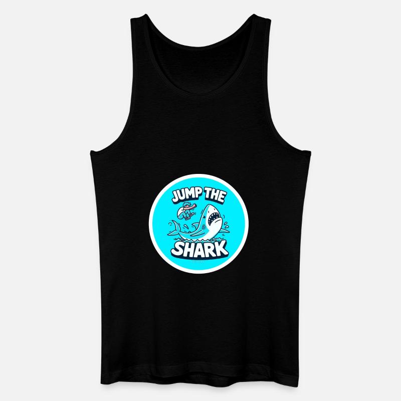 Sich übertreffen - Männer Bio Tank Top - Schwarz