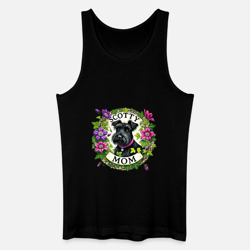 Scotty Mama - Männer Bio Tank Top - Schwarz