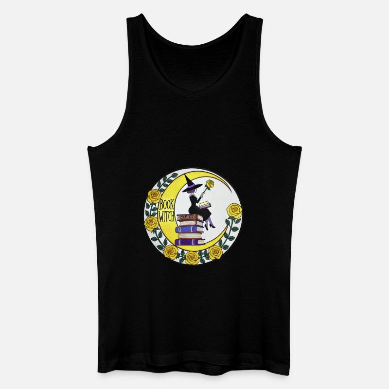Buch Hexe - Männer Bio Tank Top - Schwarz