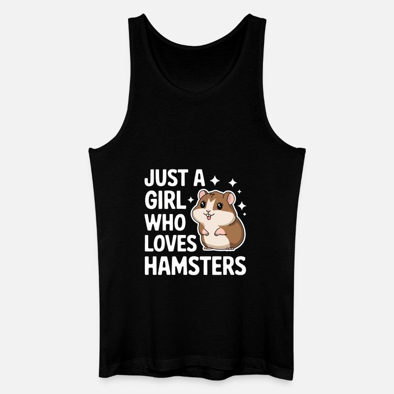Hamster - Männer Bio Tank Top - Schwarz