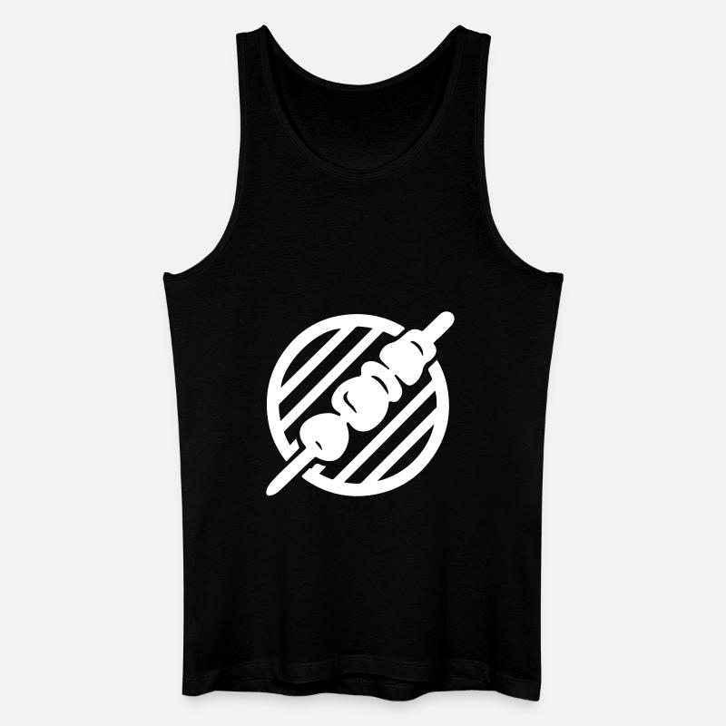 Kebab Grillen - Männer Bio Tank Top - Schwarz