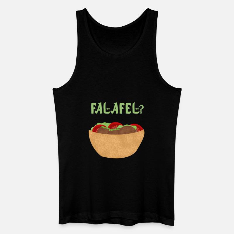 Falafel - Männer Bio Tank Top - Schwarz