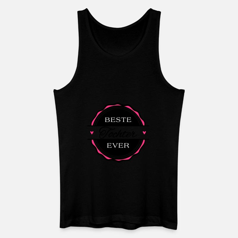 Beste Tochter ever - Männer Bio Tank Top - Schwarz