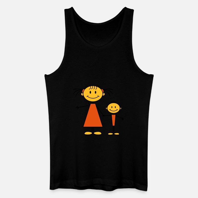 big_sister - Männer Bio Tank Top - Schwarz
