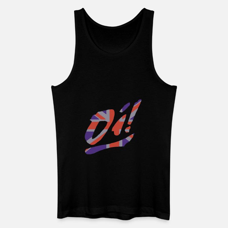 Oi! Unionjack - Männer Bio Tank Top - Schwarz