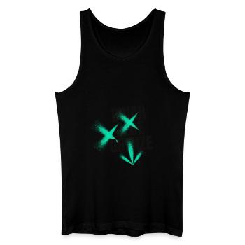 Brich jede Grenze - Männer Bio Tank Top - Schwarz - Vorne