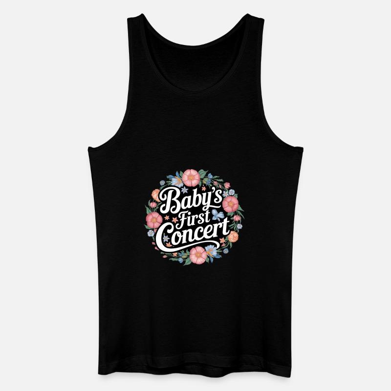 Baby's First Concert 16 - Männer Bio Tank Top - Schwarz