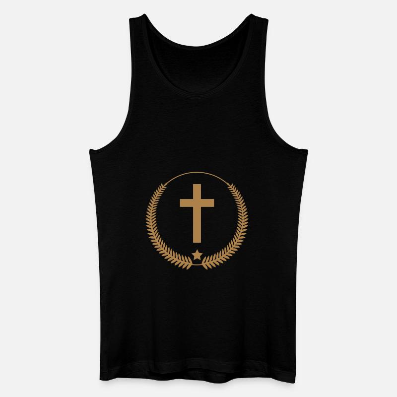 Pfarrer / Priester / Katholisch / Religion - Männer Bio Tank Top - Schwarz