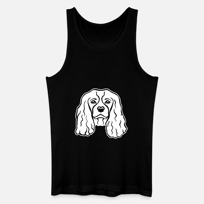 Cavalier King Charles - Débardeur bio Homme - noir