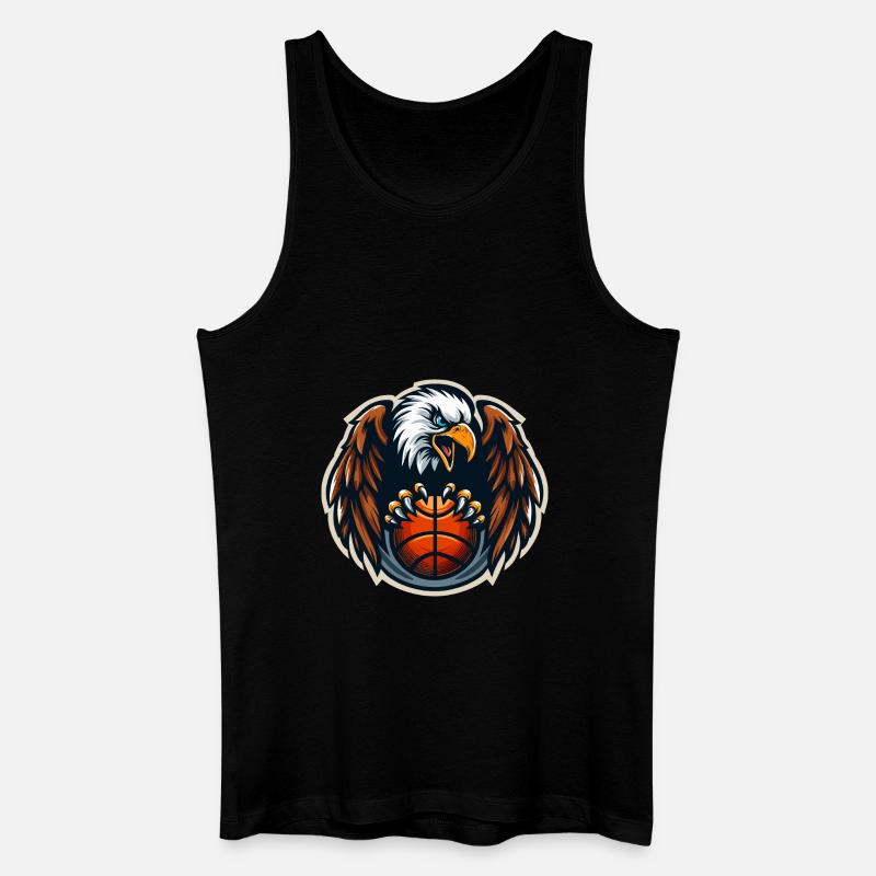 Squadra di basket Eagle - Canotta ecologica da uomo - nero