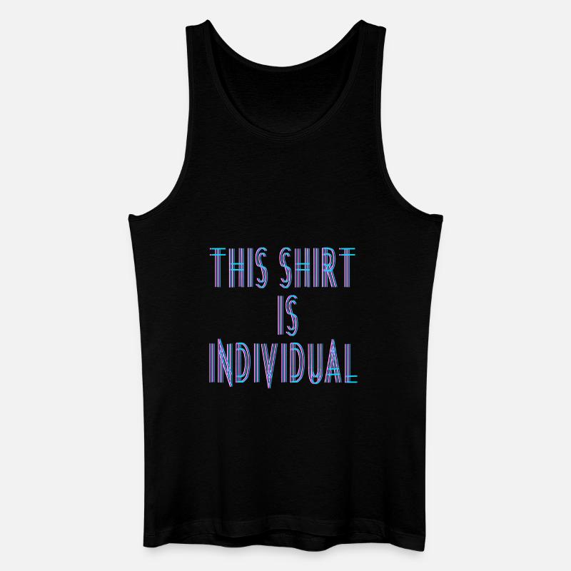 Custom Design Fun Saying - Men’s Organic Tank Top - black