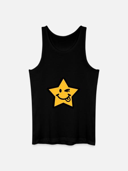 Star - Men’s Organic Tank Top - black