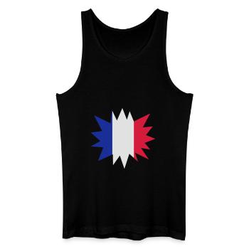 France Français Française French Frankreich - Men’s Organic Tank Top - black - Front