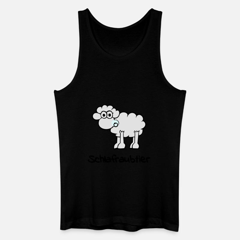 Schlafraubtier - Männer Bio Tank Top - Schwarz