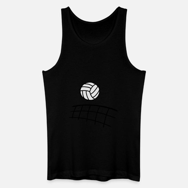 Volleyball - 2 - Männer Bio Tank Top - Schwarz