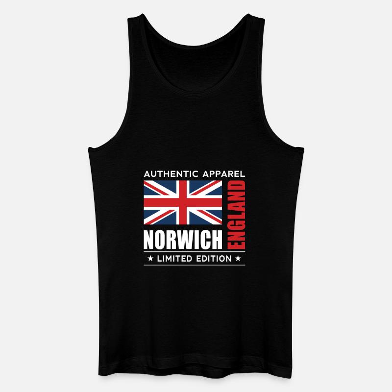 Norwich - Männer Bio Tank Top - Schwarz