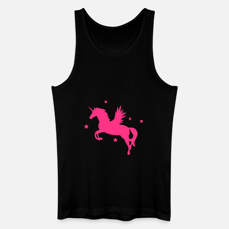 pegasus - Männer Bio Tank Top - Schwarz