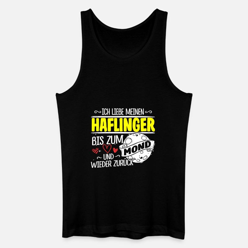 HAFLINGER - Mond - Männer Bio Tank Top - Schwarz